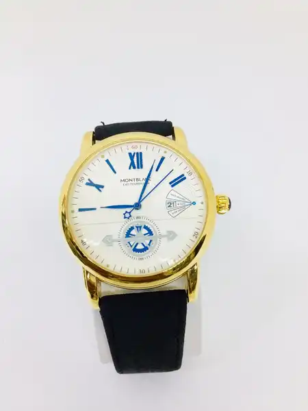 Montre Montblanc Exo Tourbillon – Édition Classique Or & Bleu